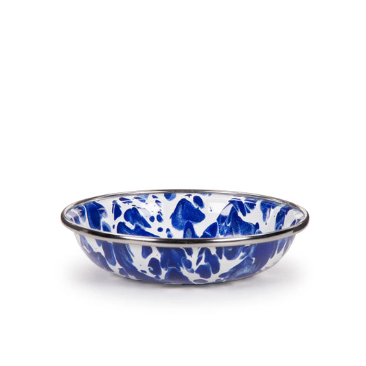 CB59S6 - Cobalt Swirl Tasting Dishes - Set of 6 - Golden Rabbit Enamelware