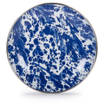 CB62S4 - Set of 4 Cobalt Swirl Appetizer Plates - ImageAlt2