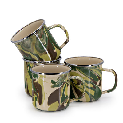 CM05S4 - Set of 4 Camouflage Adult Mugs - Image