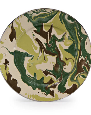 CM07S4 - Camouflage Dinner Plates - Set of 4 - Golden Rabbit Enamelware