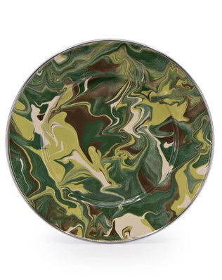 CM11S4 - Camouflage Sandwich Plates - Set of 4 - Golden Rabbit Enamelware