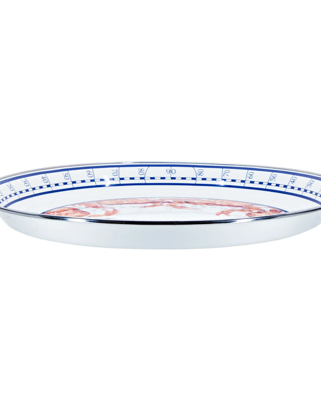 CR01 - Crab House Large Tray - Golden Rabbit Enamelware