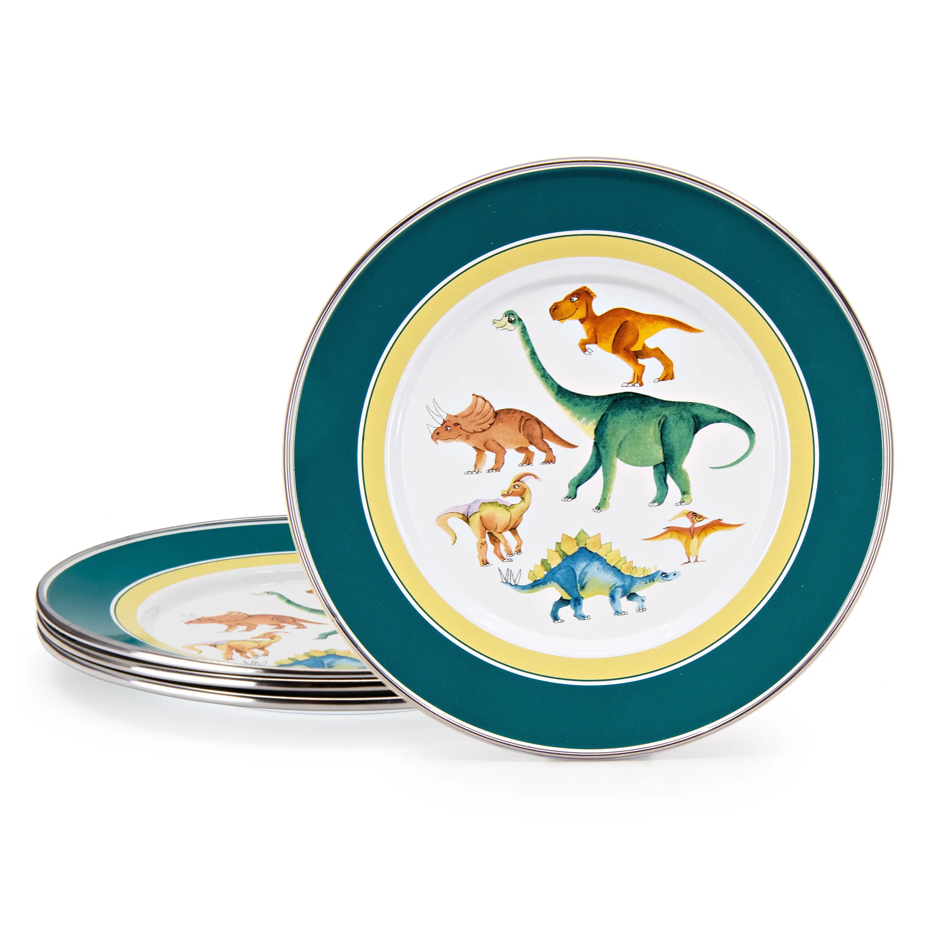 DN11S4 Dinosaurs Child Plates Set of UPC 619199428252