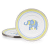 Set of 4 Elephant Child Plates