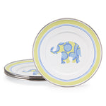 EL11S4 - Set of 4 Elephant Child Plates  Primary Image