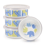 EL60S4 - Set of 4 Elephant Child Bowls - Image