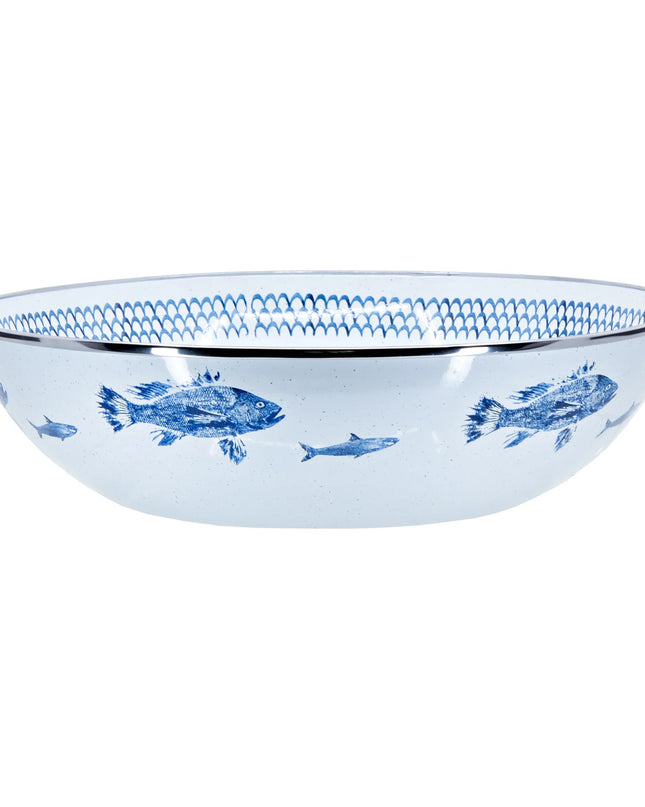 FC18 - Fish Camp Large Tray - Golden Rabbit Enamelware