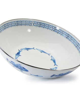 FC18 - Fish Camp Large Tray - Golden Rabbit Enamelware