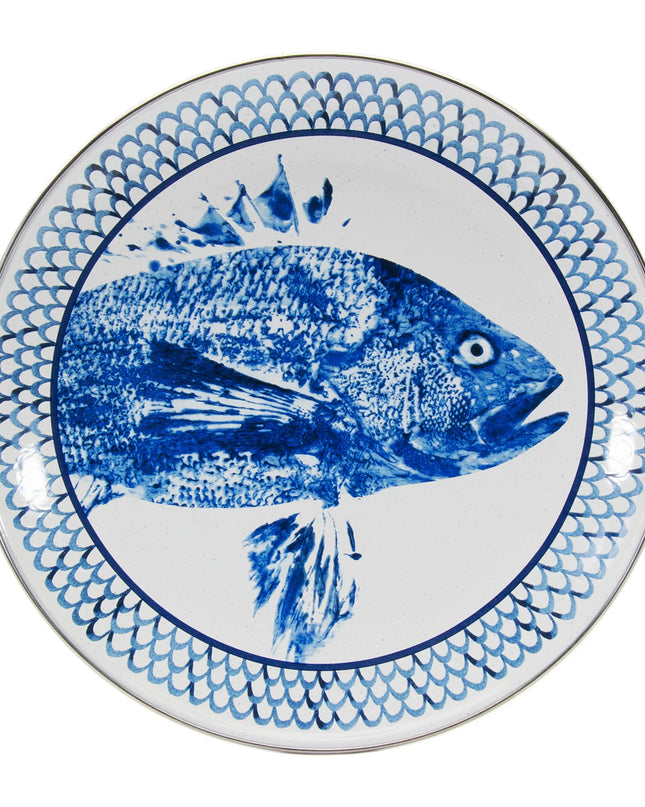 FC36S2 - Fish Camp Chargers - Golden Rabbit Enamelware