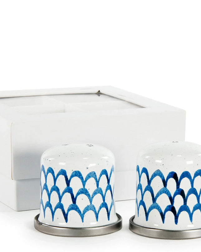 FC37 - Fish Camp Salt & Pepper - Golden Rabbit Enamelware