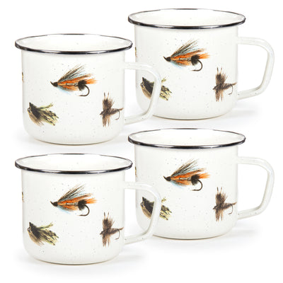 FF28S4 - Set of 4 Fishing Fly Grande Mugs - Image