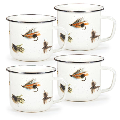 FF28S4 - Set of 4 Fishing Fly Grande Mugs  Primary Image