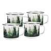Set of 4 Forest Glen Grande Mugs