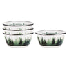 Set of 4 Forest Glen Salad Bowls