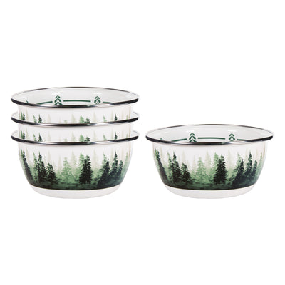 FG61S4 - Set of 4 Forest Glen Salad Bowls - Image