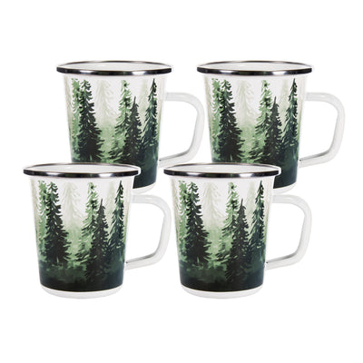 FG66S4 - Set of 4 Forest Glen Latte Mugs - Image