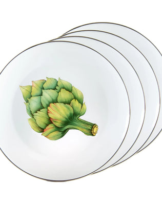 FP56S4 - Fresh Produce Dinner Plates - Set of 4 - Golden Rabbit Enamelware