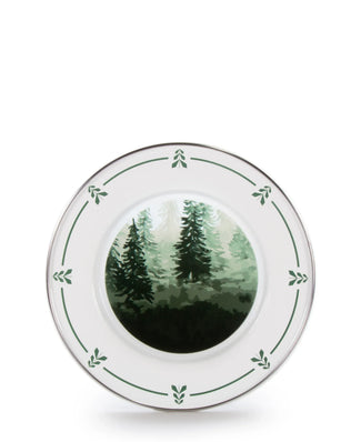 FT11S4 - Forest Glen Sandwich Plates - Set 0f 4 - Golden Rabbit Enamelware