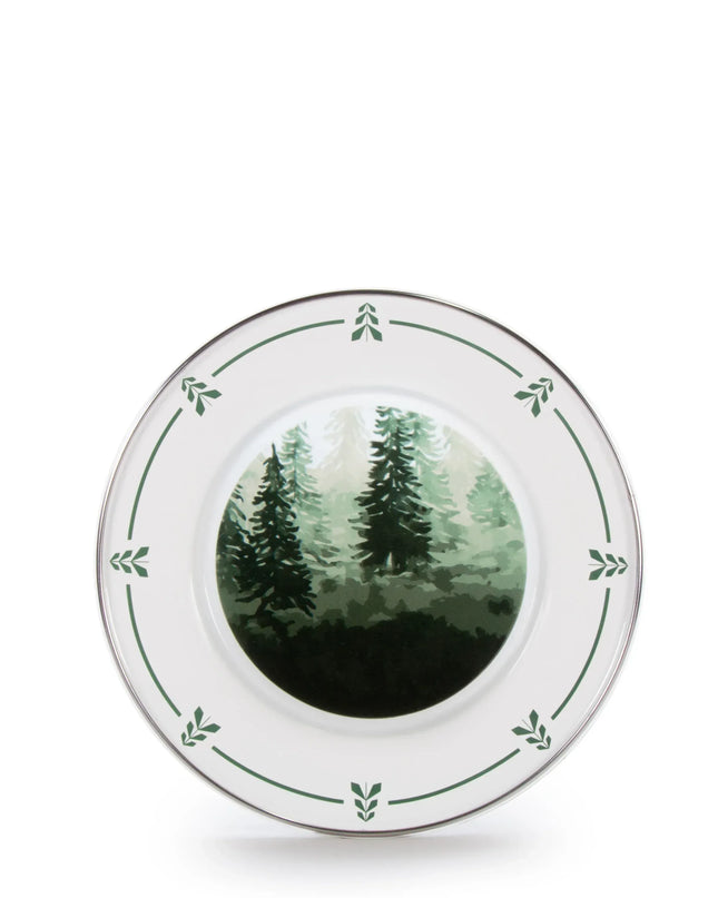 FT11S4 - Forest Glen Sandwich Plates - Set 0f 4 - Golden Rabbit Enamelware
