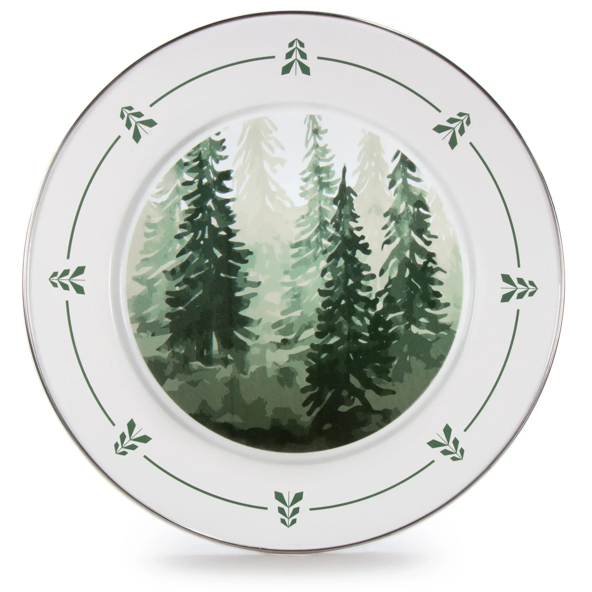 FT26S2 - Forest Glen Chargers - Set of 2 - Golden Rabbit Enamelware