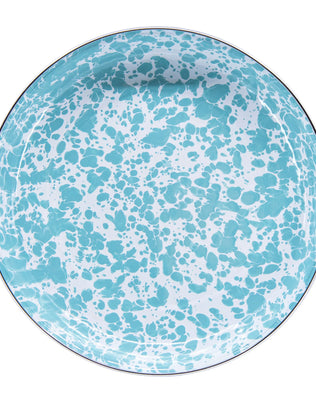 GL04S4 - Sea Glass Pasta Plates - Set of 4 - Golden Rabbit Enamelware