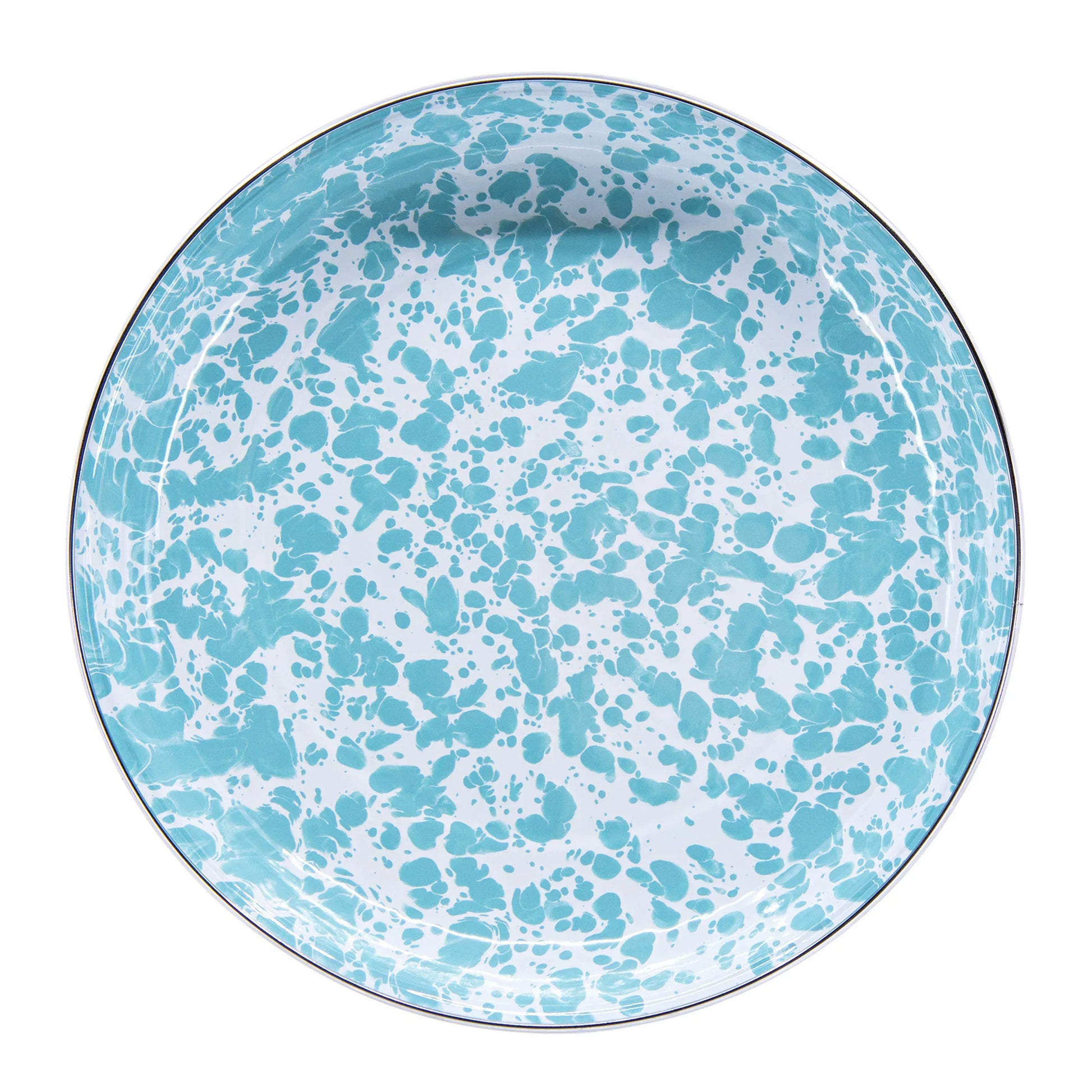 GL04S4 - Sea Glass Pasta Plates - Set of 4 - Golden Rabbit Enamelware