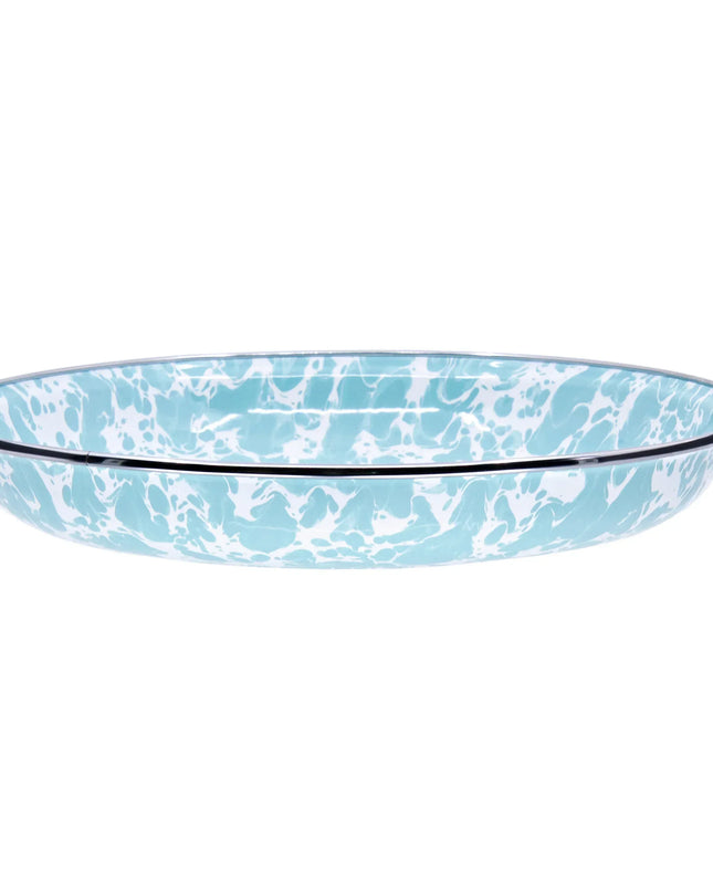 GL04S4 - Sea Glass Pasta Plates - Set of 4 - Golden Rabbit Enamelware