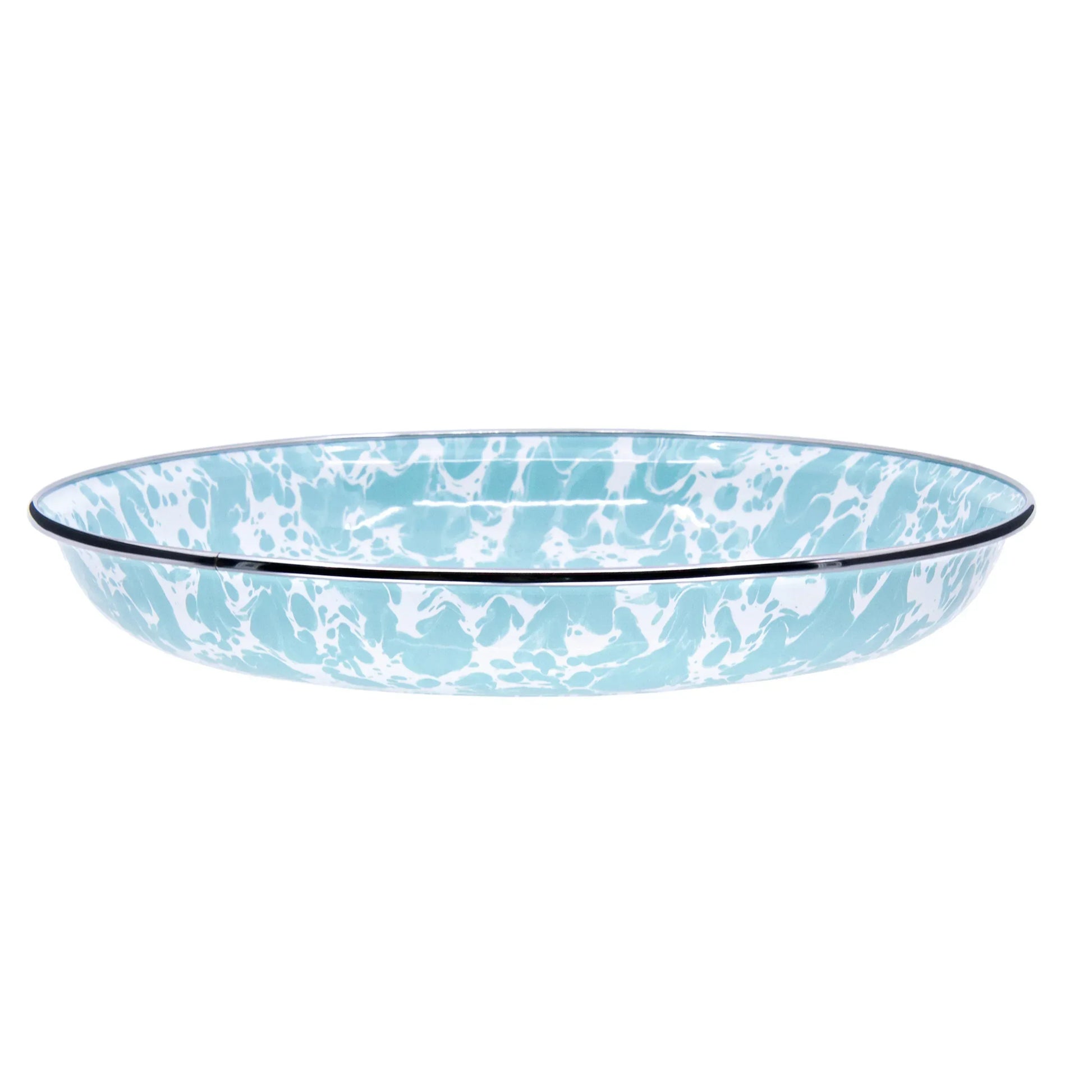 GL04S4 - Sea Glass Pasta Plates - Set of 4 - Golden Rabbit Enamelware