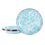 GL04S4 - Set of 4 Sea Glass Pasta Plates - Image