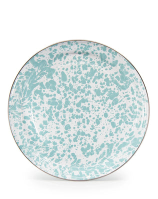 GL08 - Sea Glass Swirl Small Tray - Golden Rabbit Enamelware