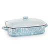 Sea Glass  Swirl Roasting Pan