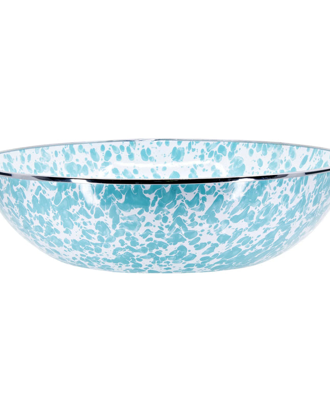 GL18 - Sea Glass Catering Bowl - Golden Rabbit Enamelware