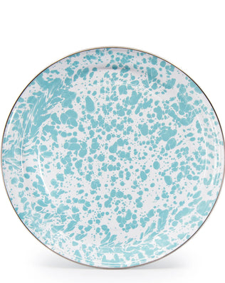 GL21 - Sea Glass Swirl Medium Tray - Golden Rabbit Enamelware
