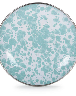 GL62S4 - Sea Glass Swirl Appetizer Plates- Set of 4 - Golden Rabbit Enamelware