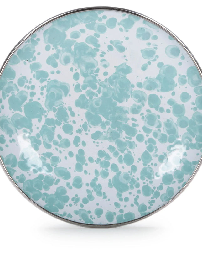 GL62S4 - Sea Glass Swirl Appetizer Plates- Set of 4 - Golden Rabbit Enamelware