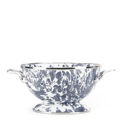 GY24 - Grey Swirl Petite Colander - Image
