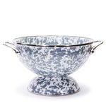 GY27 - Grey Swirl Medium Colander - Image