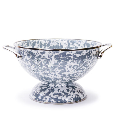 GY27 - Grey Swirl Medium Colander - Image