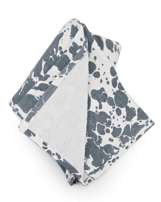 GY52 - Grey Swirl Kitchen Towel Set - of 2 - Golden Rabbit Enamelware