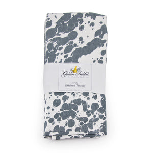 GY52 - Grey Swirl Kitchen Towel - Set of 2  1