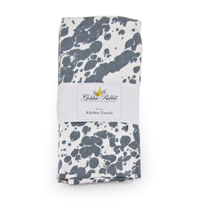 GY52 - Grey Swirl Kitchen Towel Set - Image