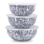 GY54 - Grey Swirl Mixing Bowls - Image