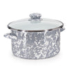 Grey Swirl 6 Qt Stock Pot