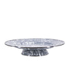 Swirl Cake Plate, Grey