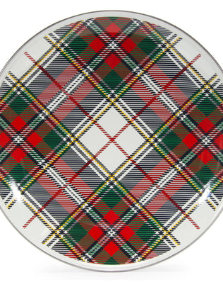 HP36S2 - Highland Plaid Chargers - Set of 2 - Golden Rabbit Enamelware