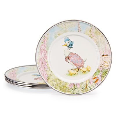 JD11S4 - Set of 4 Jemima Puddle-duck Child Plates  Primary Image