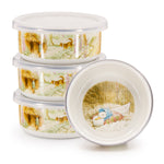 JD60S4 - Set of 4 Jemima Puddle-duck Child Bowls - Image