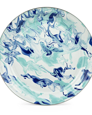 LG01 - Lagoon Large Tray - Golden Rabbit Enamelware
