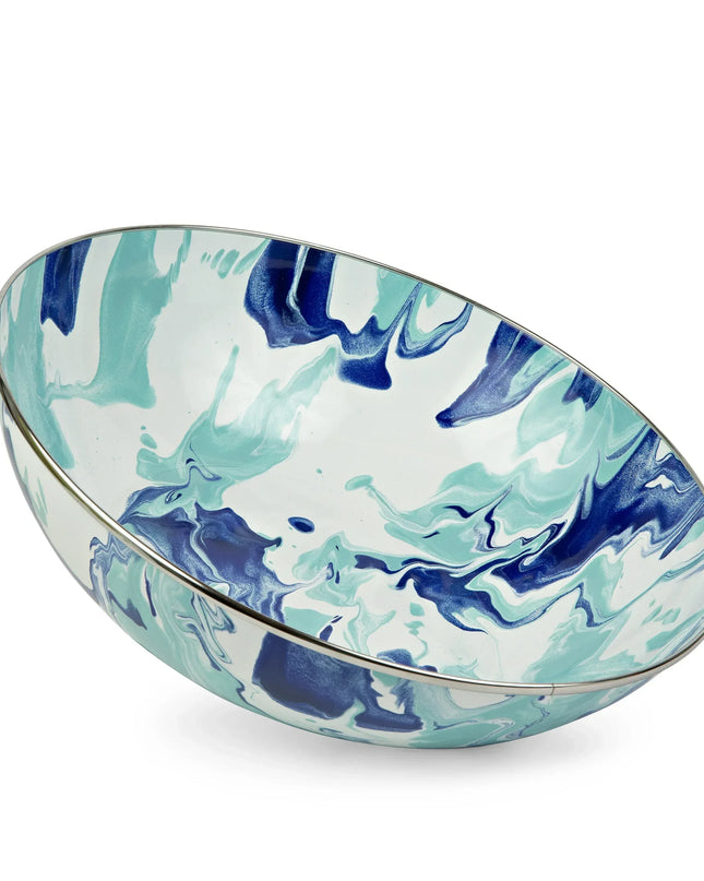 LG18 - Lagoon Catering Bowl - Golden Rabbit Enamelware