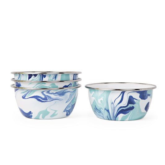 LG61S4 - Set of 4 Lagoon Salad Bowls  Primary Image